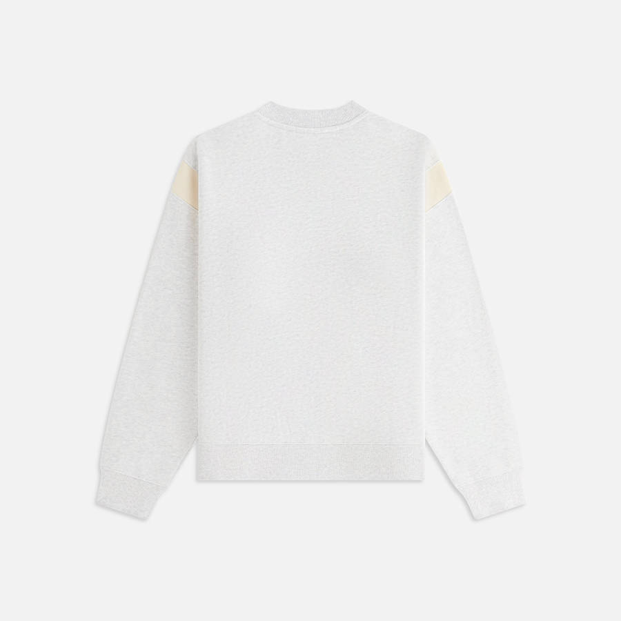 Light Grey Women Kith Asher II Crest Crewneck Sweaters | 4356-WUGIM