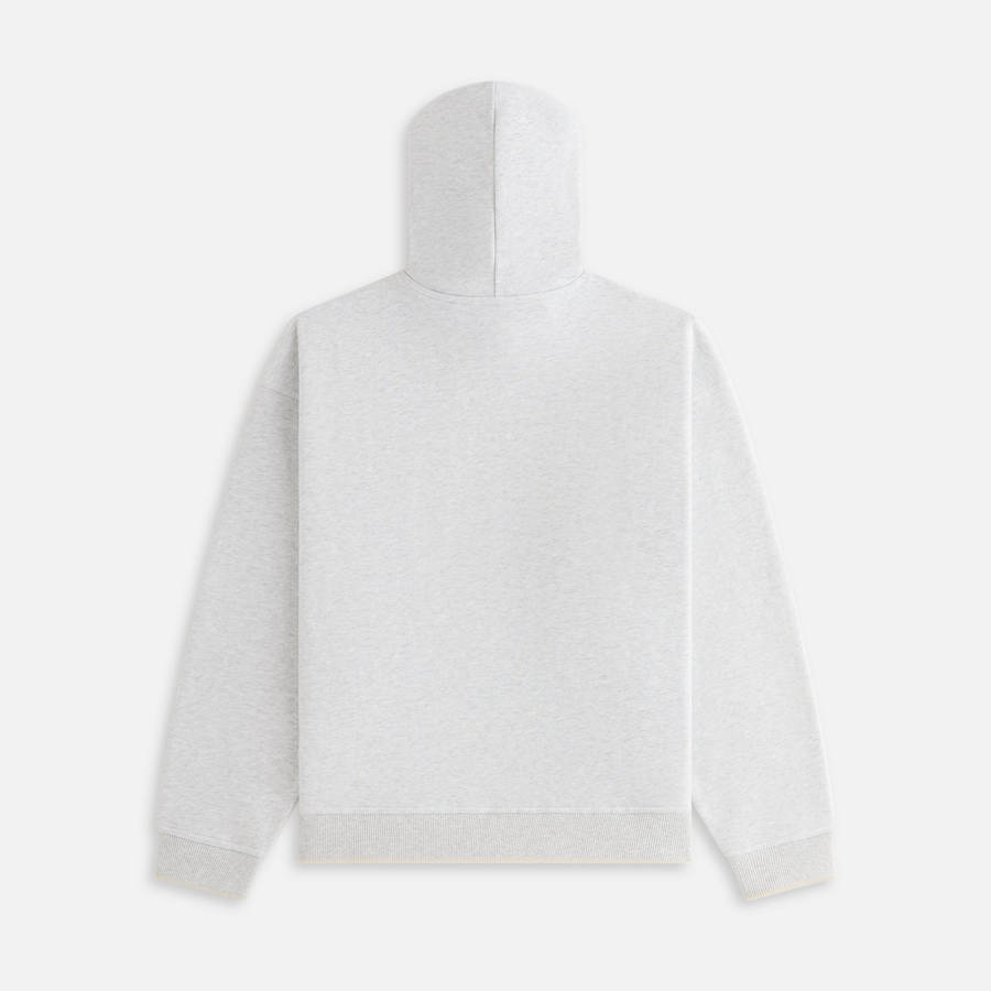 Light Grey Women Kith Maverick Script Hoodie | 3486-SMEFG