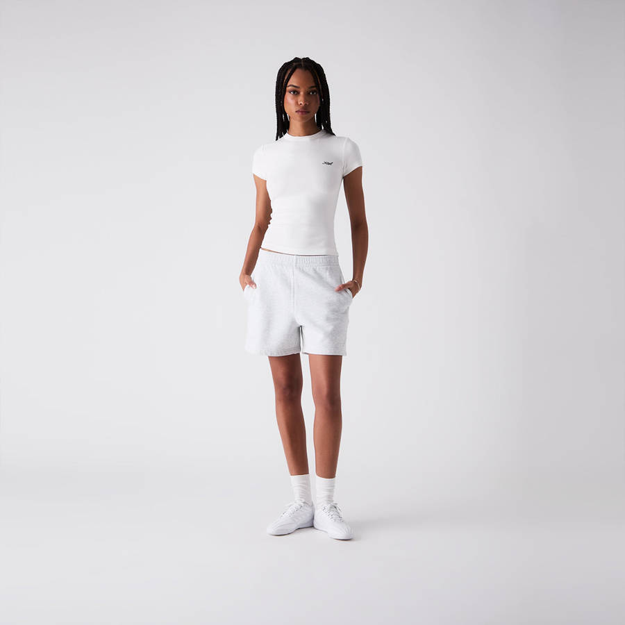 Light Grey Women Kith Rayne II Sweat Shorts | 8724-SNWGZ