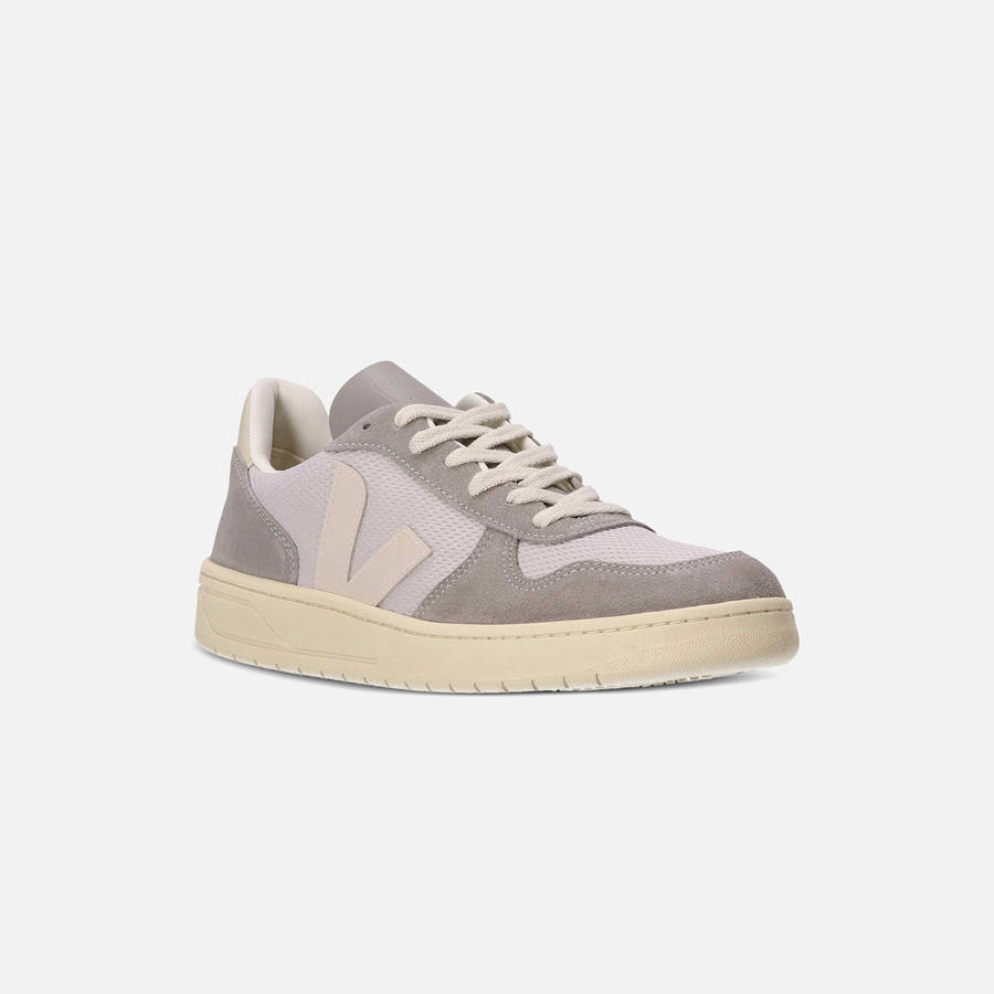 Light Grey Women Kith Veja WMNS V-10 Sneakers | 6429-VMAUL