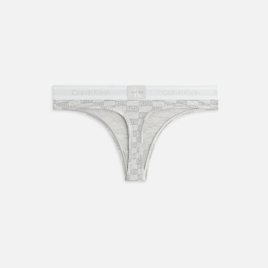 Light Grey Women Kith for Calvin Klein Thong Underwear | 2137-KJWVG