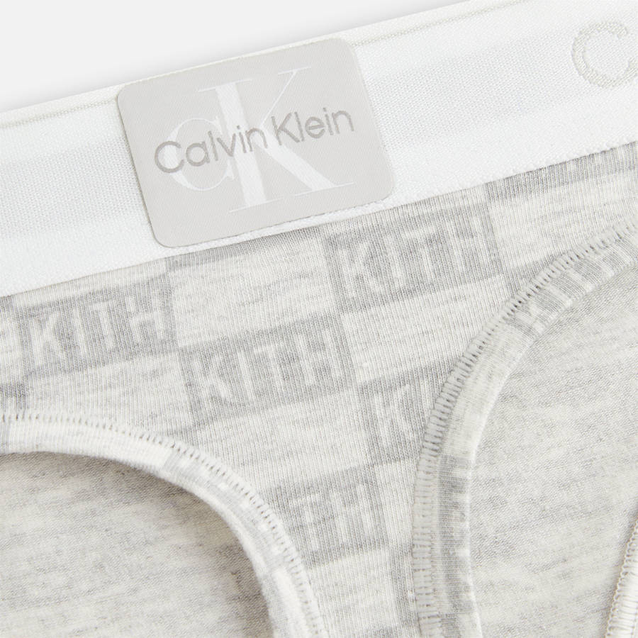 Light Grey Women Kith for Calvin Klein Thong Underwear | 2137-KJWVG