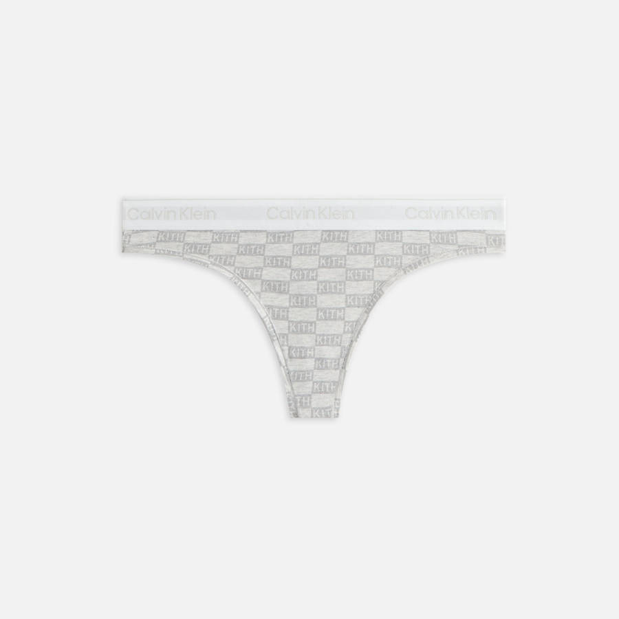 Light Grey Women Kith for Calvin Klein Thong Underwear | 2137-KJWVG
