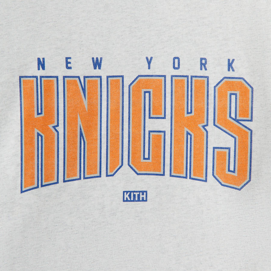 Light Grey Women Kith for the New York Knicks Arc Mockneck T-Shirt | 7283-WSHDE