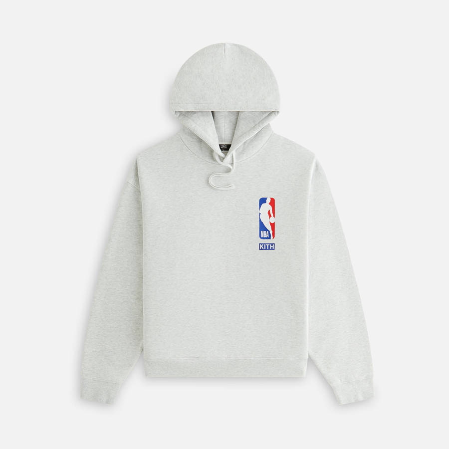 Light Grey Women Kith for the New York Knicks Maverick Hoodie | 0983-MFINZ