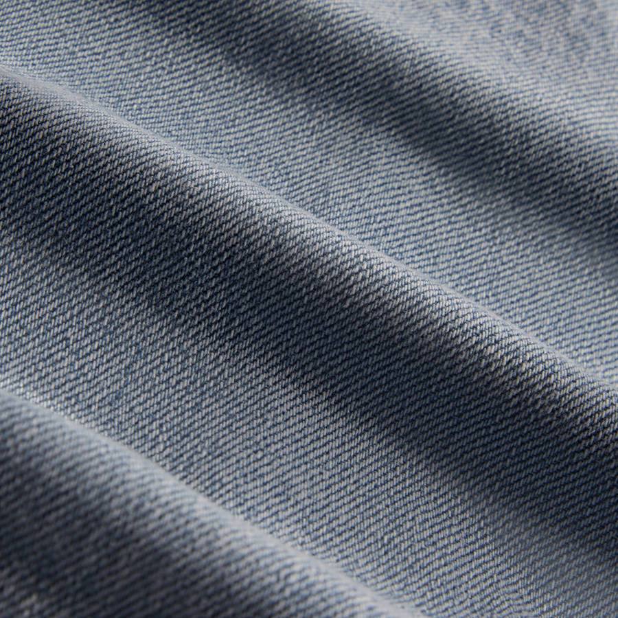 Light Indigo Men Kith Centre Denim Jackets | 6281-NWRQX