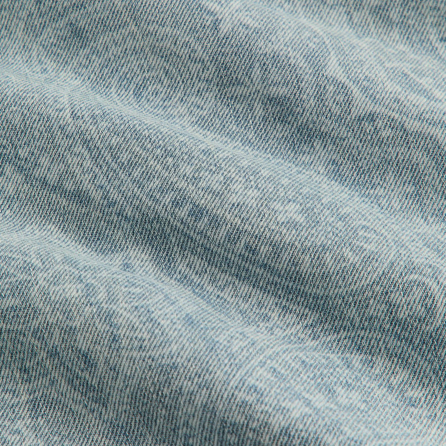 Light Indigo Men Kith Puffed Jase Paisley Denim Puffers | 6970-QGRLC