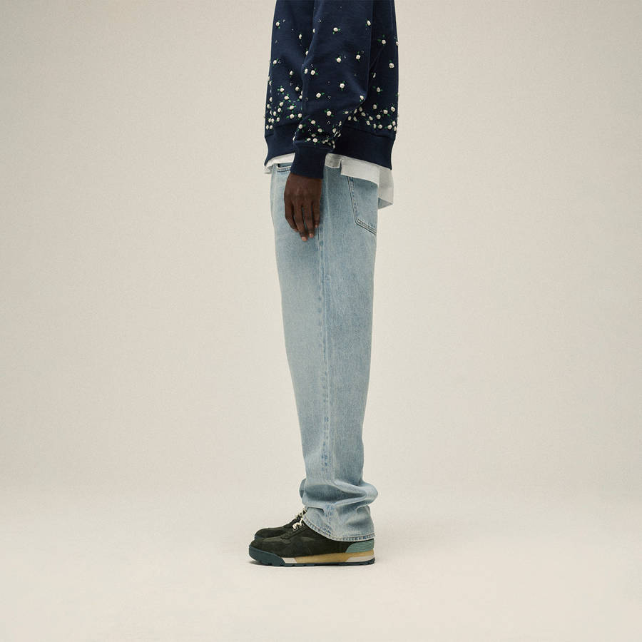 Light Indigo Men Kith The Webster Chill Jeans | 5964-KNWLP