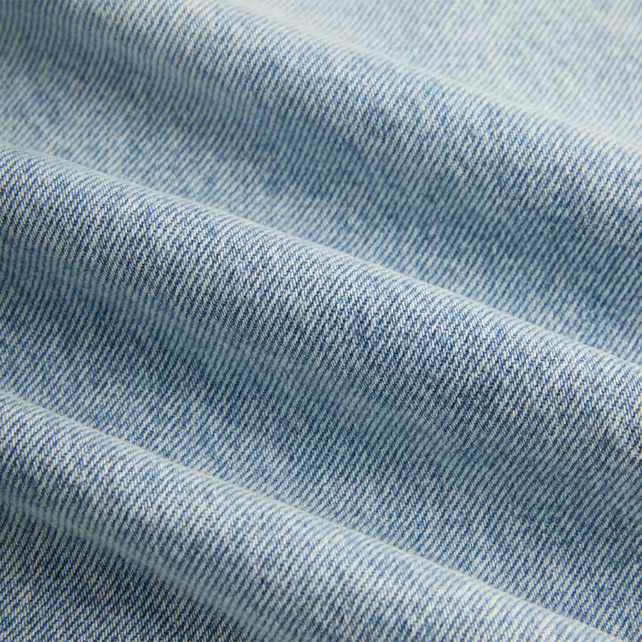 Light Indigo Men Kith Webster Denim Shirts | 7189-XQIYE
