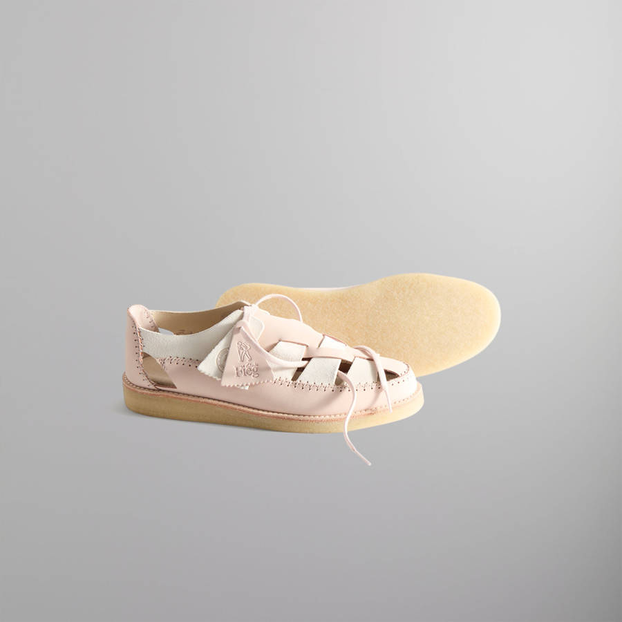 Light Pink Men Kith 8th St by Ronnie Fieg for Clarks Originals Ridgevale Sandals | 1739-IKHGR