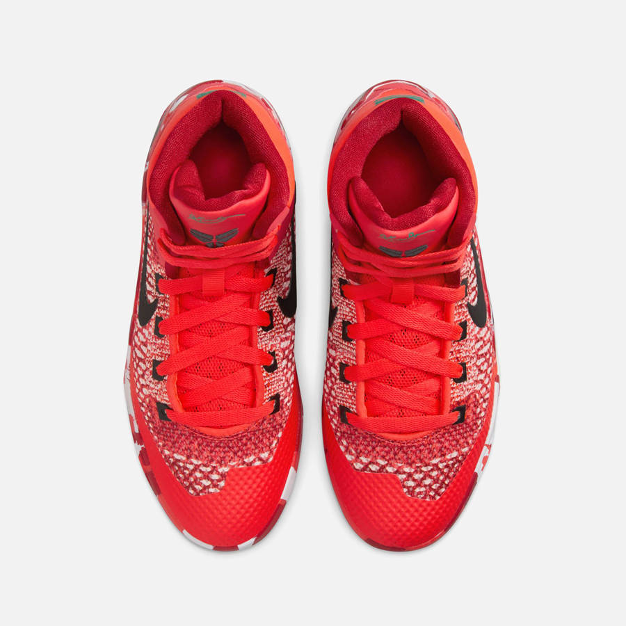 Light Red / Black / White Kids' Kith Nike GS Kobe 9 Elite Protro Sneakers | 9370-GULAX