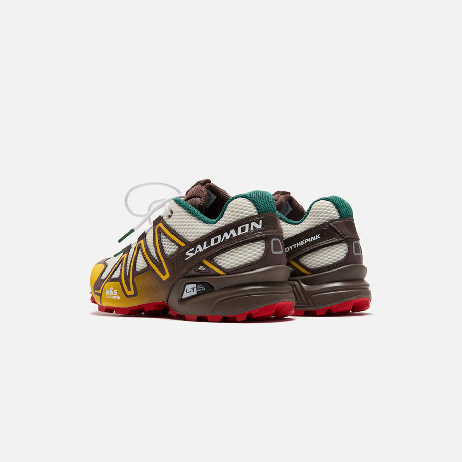 Light Yellow / Green Men Kith Salomon x VANDYTHEPINK Speedcross 3 Sneakers | 5849-GBVJM