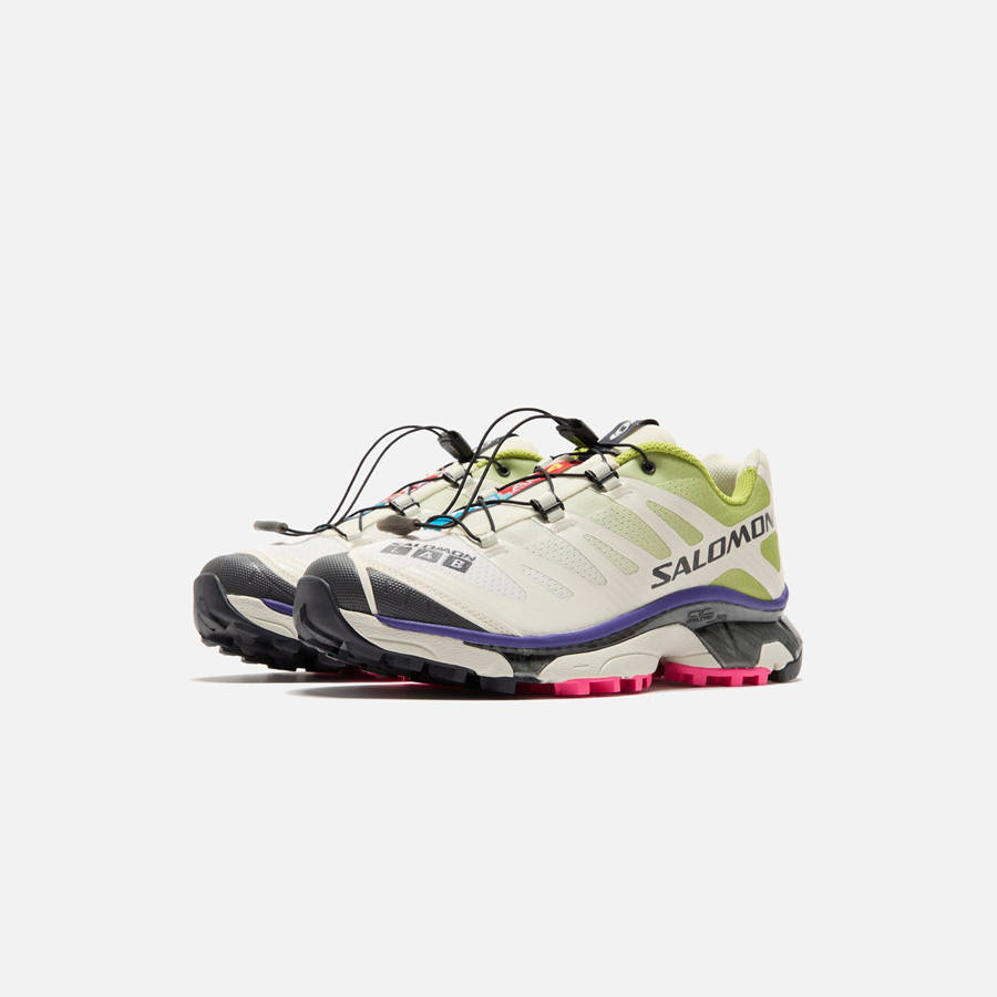 Light Yellow / Pink Men Kith Salomon XT-4 OG Sneakers | 7825-ROBZC