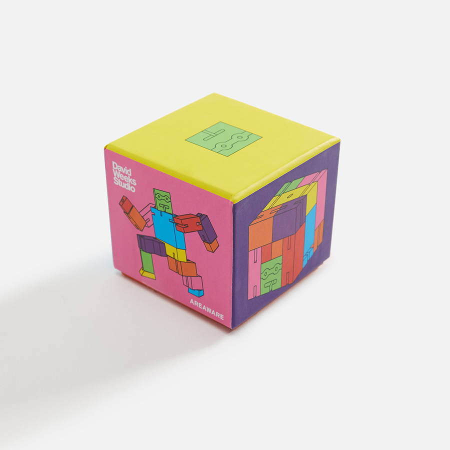 Multicolor Kids' Kith Areaware Cubebot Small Toys | 1592-RNYTV