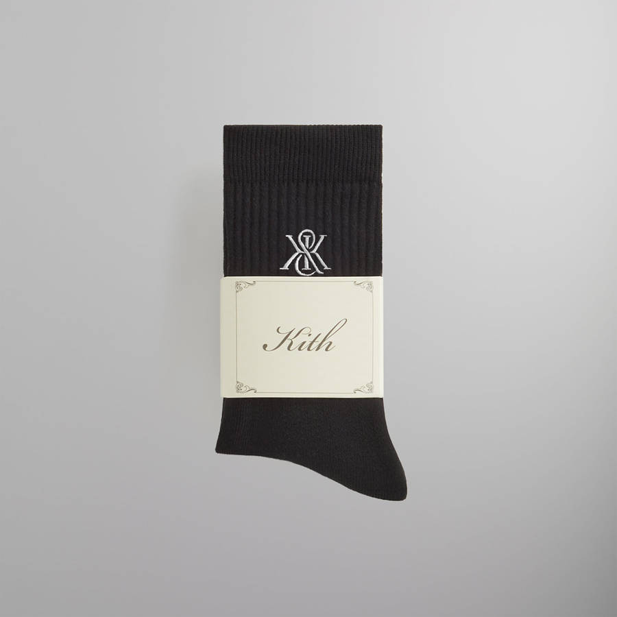 Multicolor Men Kith 3-Pack Crest Crew Socks | 1750-FVAQZ