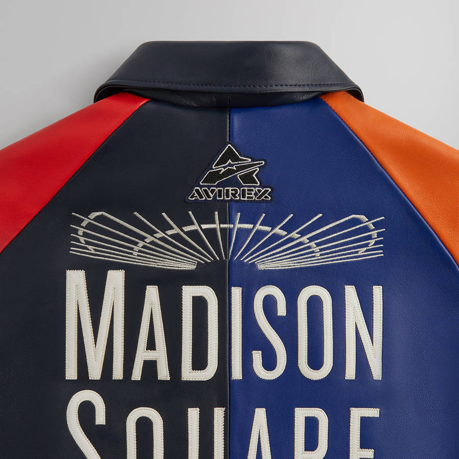 Multicolor Men Kith and AVIREX for Madison Square Garden Sports Icon Jackets | 0178-XZYIF