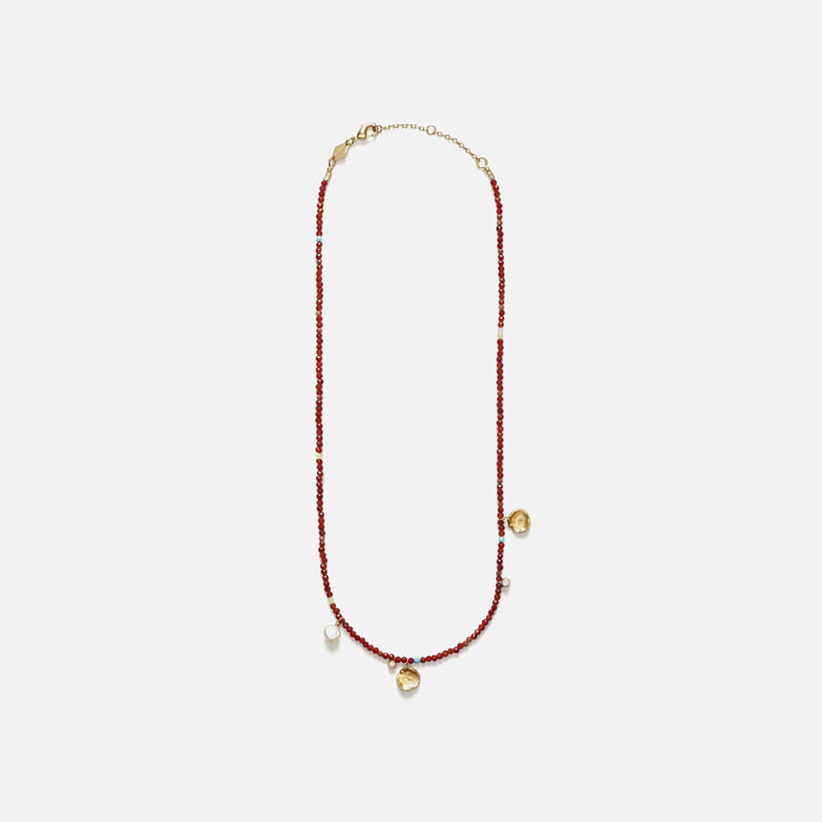 Multicolor Women Kith Anni Lu Maroon Harmony Necklace Jewelry | 8650-BERPL