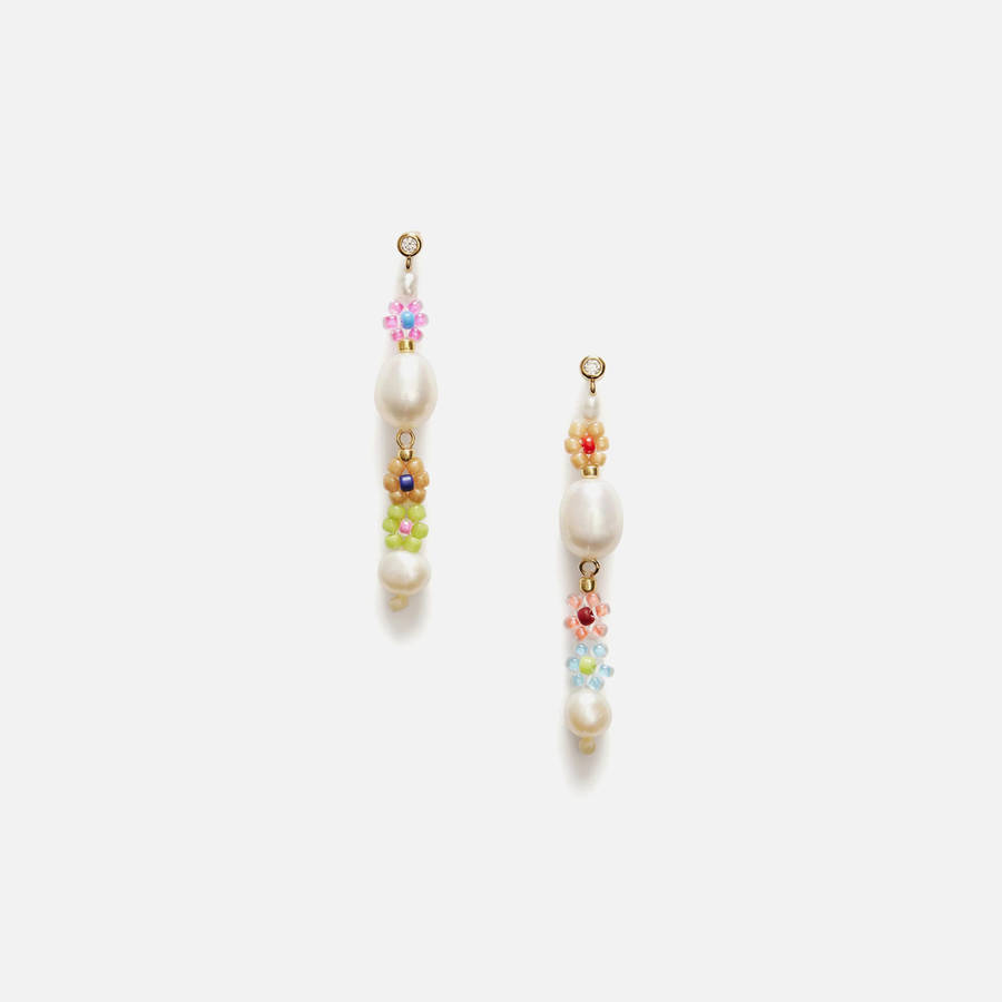 Multicolor Women Kith Anni Lu Mexi Flower Earrings Jewelry | 5614-GLYVJ