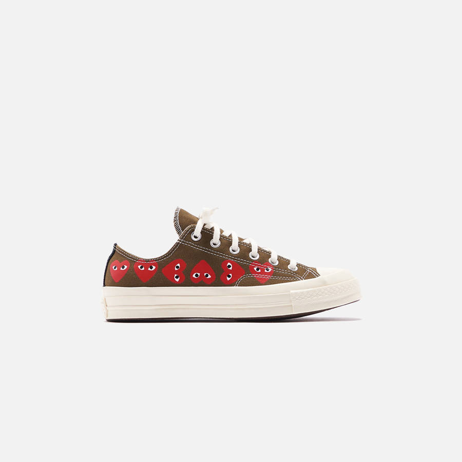 Multicolor Women Kith Converse x Comme des Garçons CDG Play Chuck Taylor Low Sneakers | 6712-MWIEC