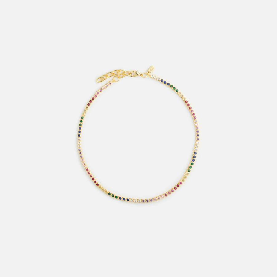 Multicolor Women Kith Crystal Haze Eternal Necklace Jewelry | 3271-VHTGW