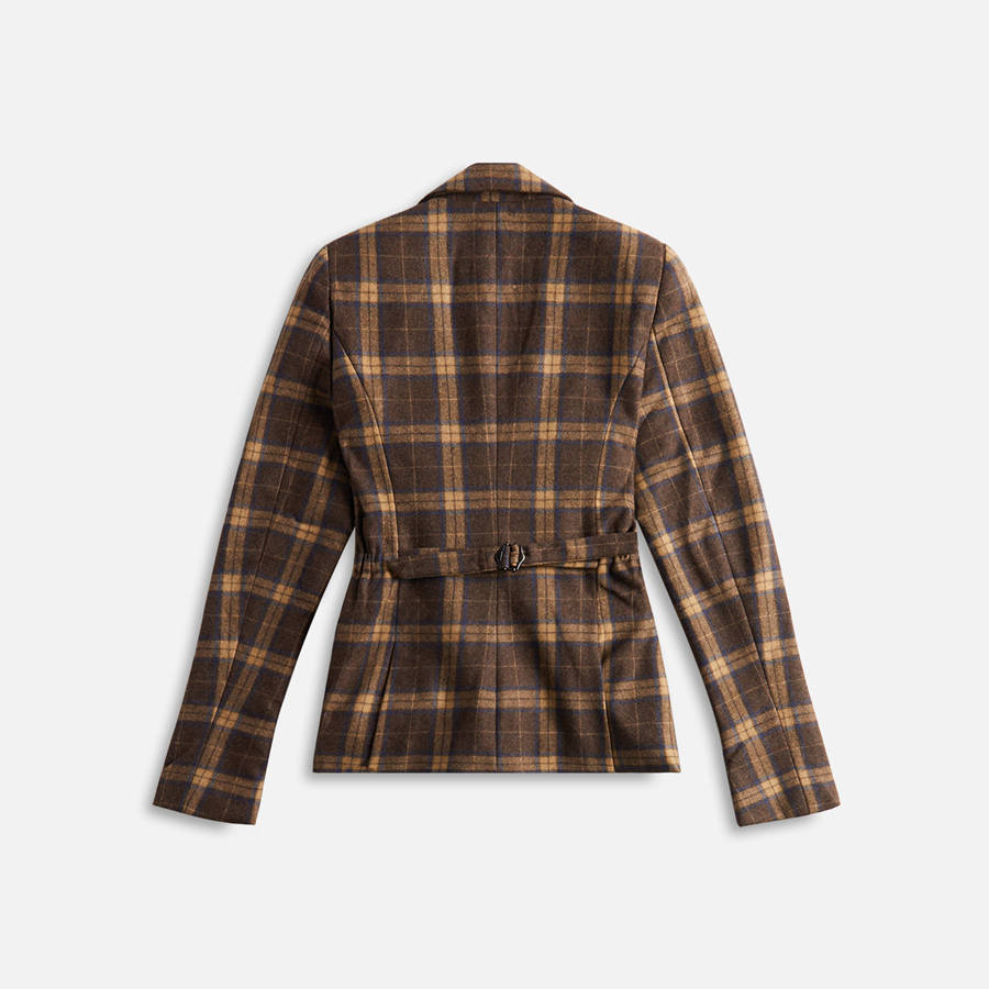 Multicolor Women Kith GUIZIO Cooper Tartan Blazer Jackets | 6351-LNSKO