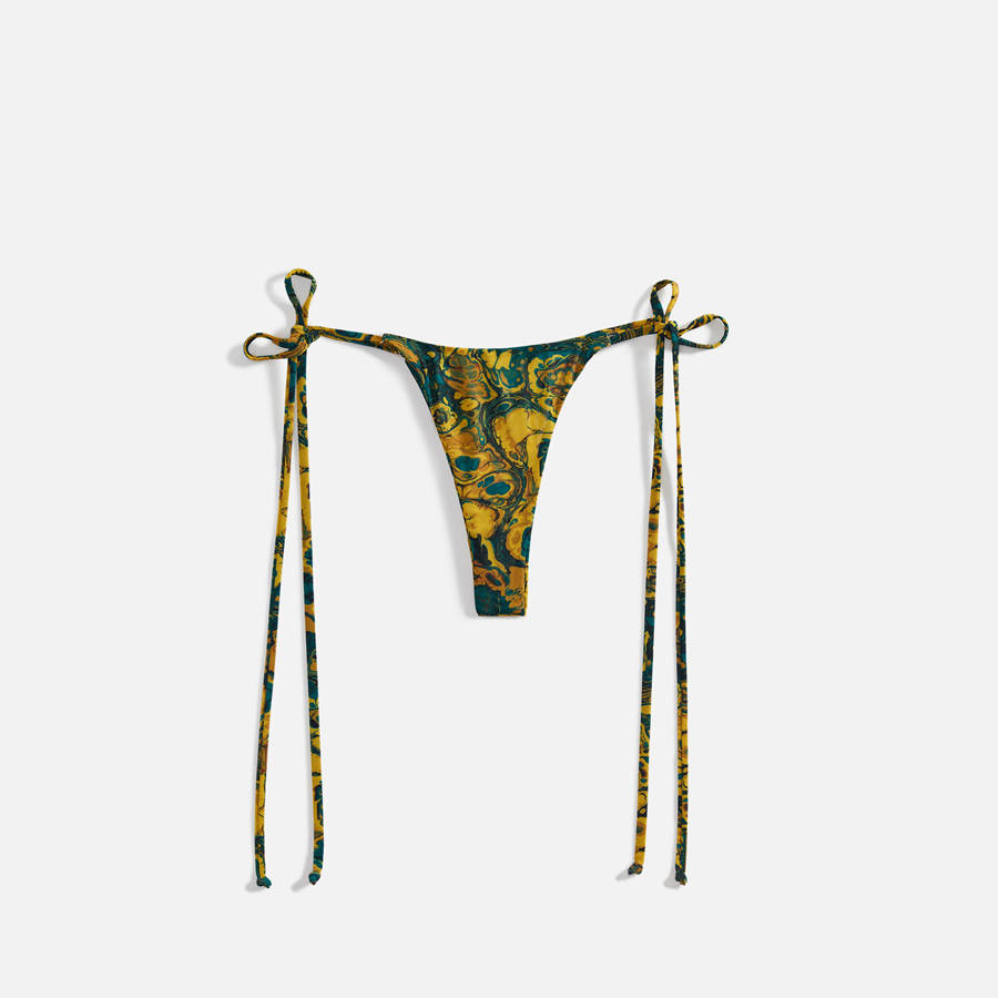 Multicolor Women Kith Gonza Side Tie Bottom Swim | 7852-PAROM