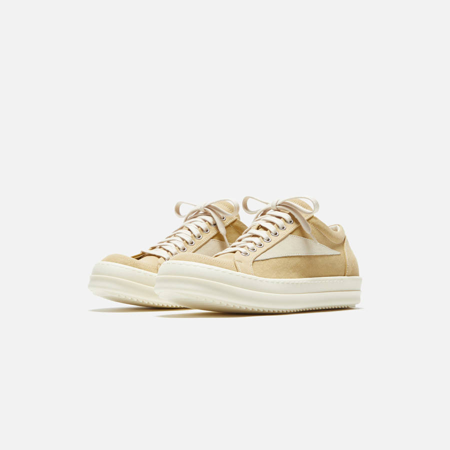 Mustard / Blue Women Kith Rick Owens WMNS Vintage Sneakers | 6492-FTVCD
