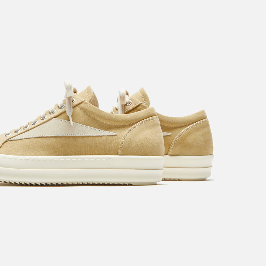 Mustard / Blue Women Kith Rick Owens WMNS Vintage Sneakers | 6492-FTVCD