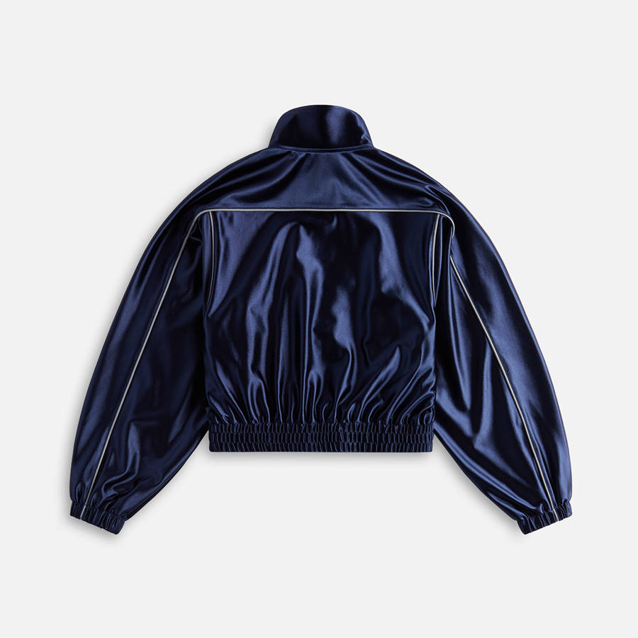 Navy Grey Women Kith T by Alexander Wang Deconstructed Track Jackets | 3654-YUWSO