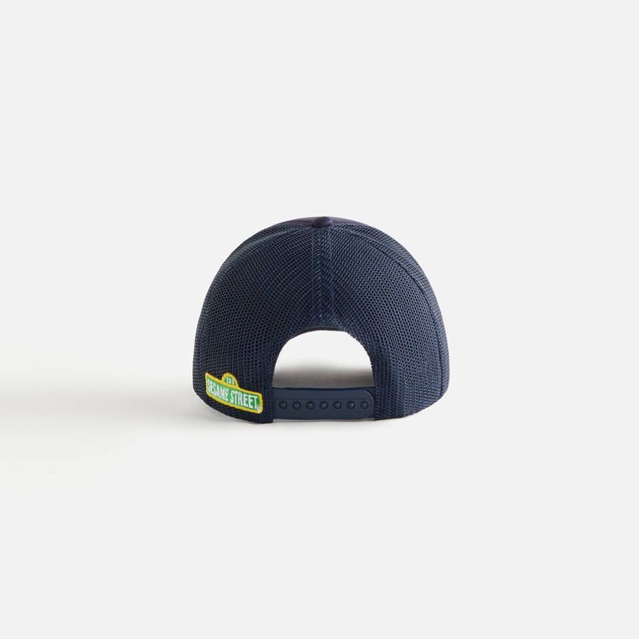 Navy Kids' Kith for Sesame Street Trucker Hat Headwear | 2783-TKXDV