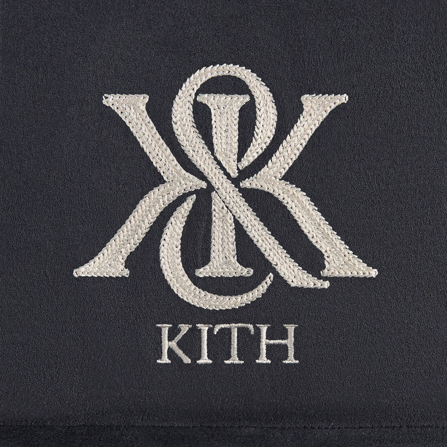 Navy Men Kith Bonded Microsuede Midi Vest | 4092-QGJKT