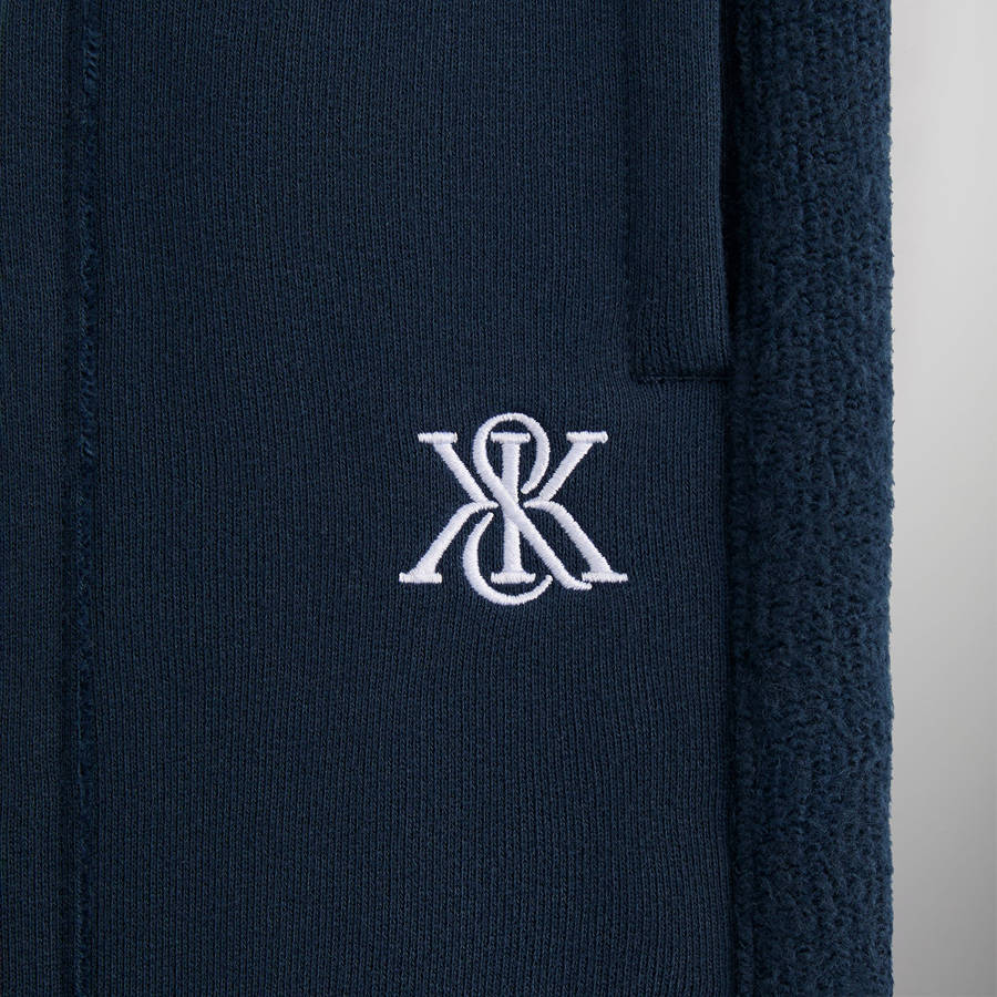 Navy Men Kith Bryson Panelled Sweat Pants | 3657-SPAOG