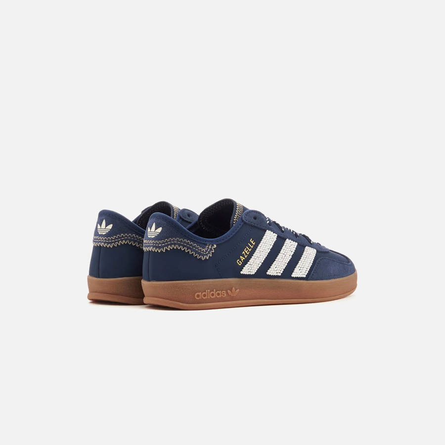 Navy Men Kith CLOT x adidas Gazelle By Edison Chen Sneakers | 0891-ULCQF