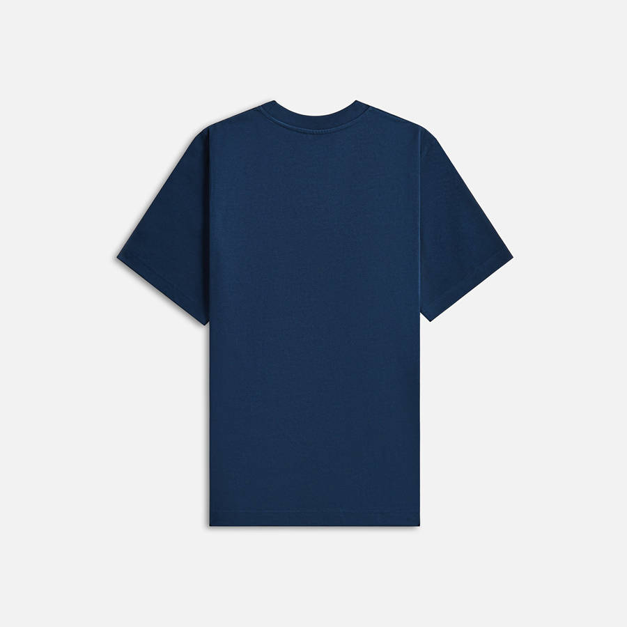 Navy Men Kith Casablanca Equipmenet Sportif Screen Printed Shirts | 3786-CBKIH