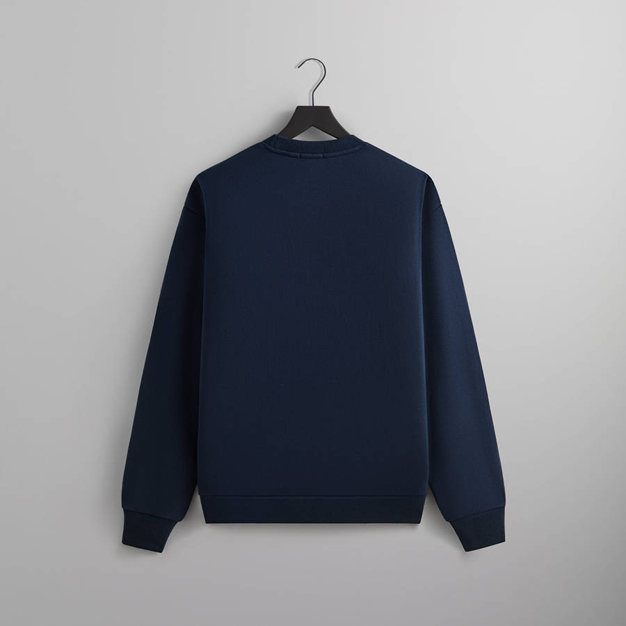 Navy Men Kith Cupid Love Lock Nelson Crewneck Sweatshirts | 4130-SUAQO