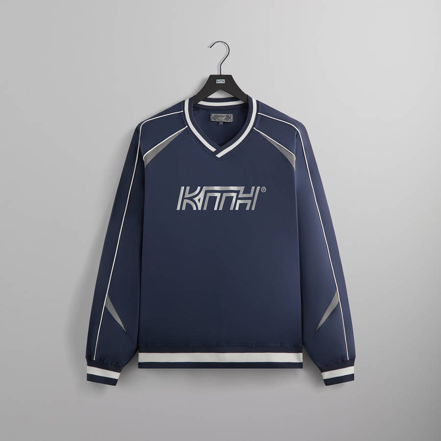 Navy Men Kith Dayton Pullover Sweatshirts | 6957-OXFDS
