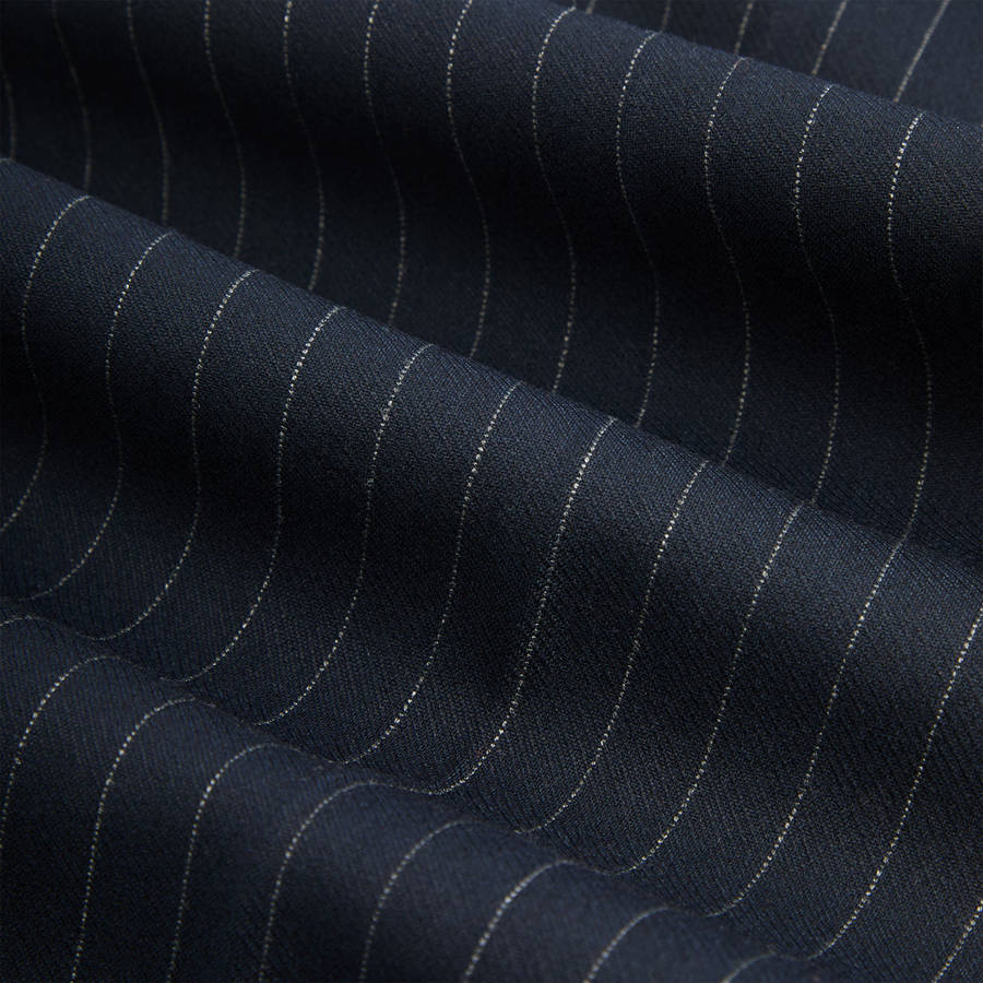 Navy Men Kith Double Weave Chatham Pants | 4763-KZVXI