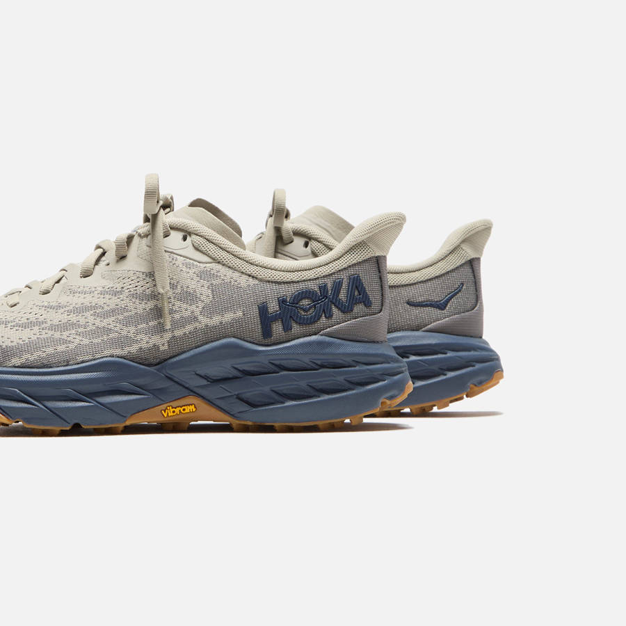 Navy Men Kith HOKA Speedgoat 5 Sneakers | 5906-FVWBQ