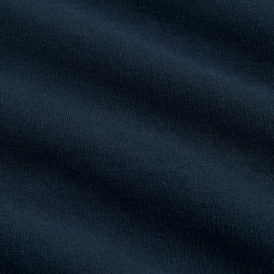 Navy Men Kith KandK Beaded Nelson Hoodie | 1043-DSEJP