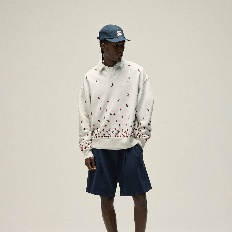 Navy Men Kith Kylan Sweat Shorts | 1342-YDENU