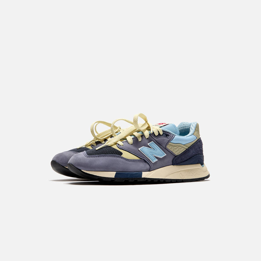 Navy Men Kith New Balance Made in USA 998 Sneakers | 4823-HYAKZ