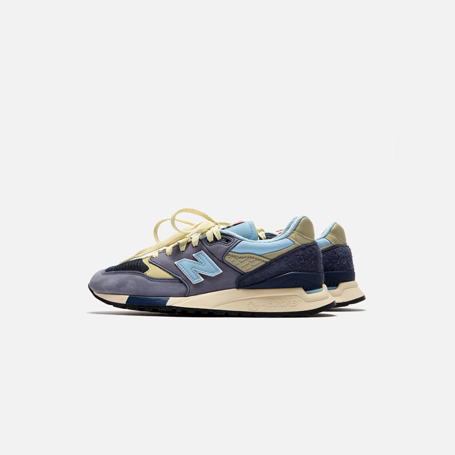 Navy Men Kith New Balance Made in USA 998 Sneakers | 4823-HYAKZ