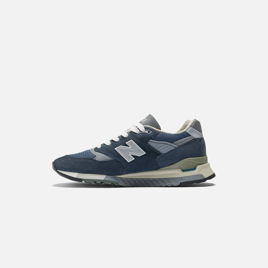 Navy Men Kith New Balance Made in USA 998 Sneakers | 2798-ZVWDF