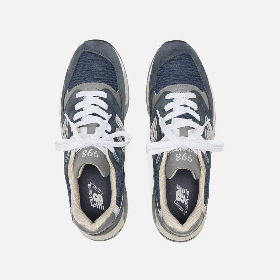 Navy Men Kith New Balance Made in USA 998 Sneakers | 2798-ZVWDF