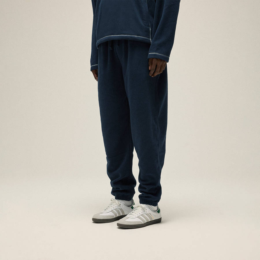 Navy Men Kith Polar Fleece Sweat Pants | 1379-OPHWY