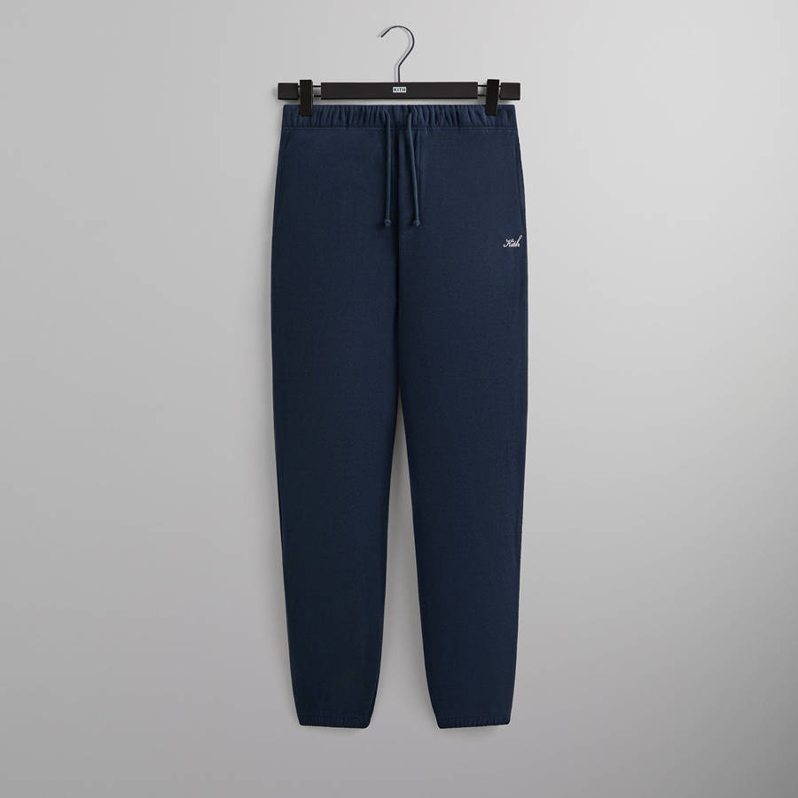 Navy Men Kith Polar Fleece Sweat Pants | 1379-OPHWY