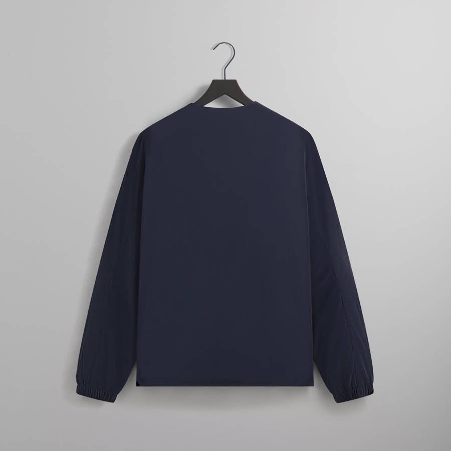 Navy Men Kith Sueded Tech Winfield Quilted Liner Jackets | 4073-QGVLT