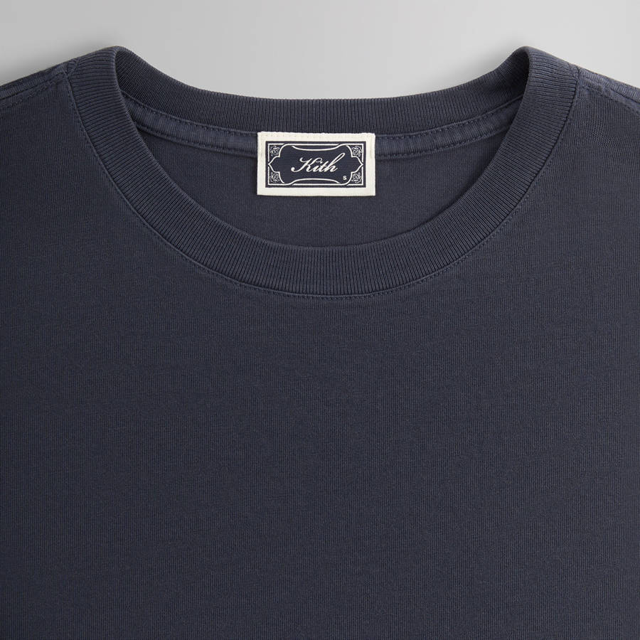 Navy Men Kith Vintage Leonard Shirts | 0624-KQBZJ