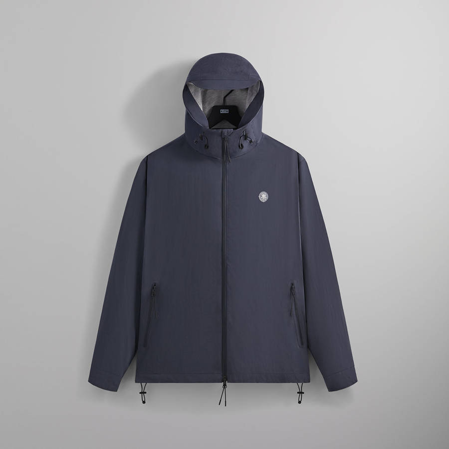 Navy Men Kith Wrinkle Nylon Madison Jackets | 1978-UBNXT