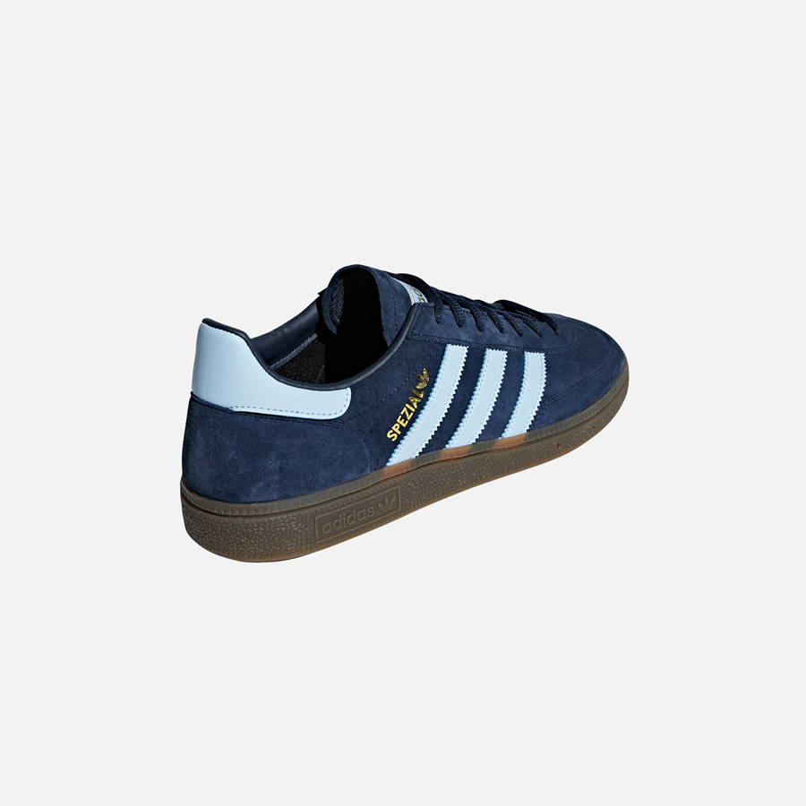 Navy Men Kith adidas Handball Spezial Sneakers | 9842-RIWGM